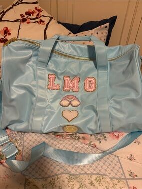 Stoney Clover Lane x Target Pastel Blue Duffle Bag (Unused!)